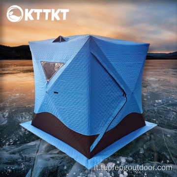 Outdoor 2people Shelter per pesca al ghiaccio inverno tenda antivento